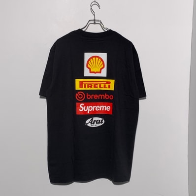 Supreme x Ducati Logos Tee "Black"
