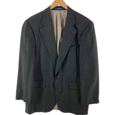 古着 70年代~ ラルフローレン Ralph Lauren CHAPS チャップス 千鳥格子柄 ウールテーラードジャケット カナダ製 メンズM相当 ヴィンテージ/eaa536822