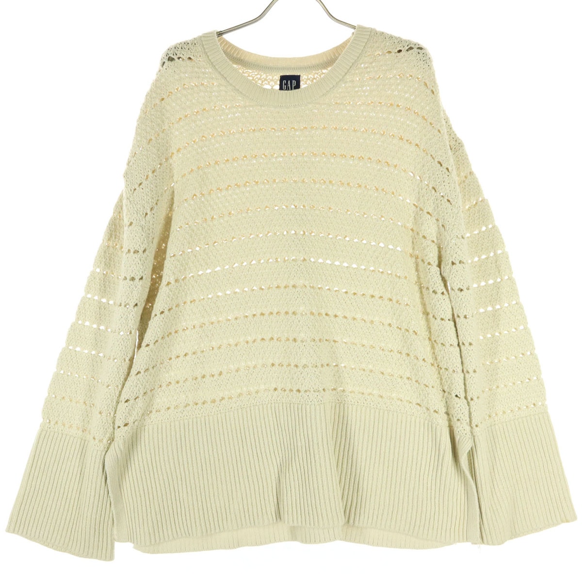 美品 GAP ギャップ 長袖 ニット L ベージュ系