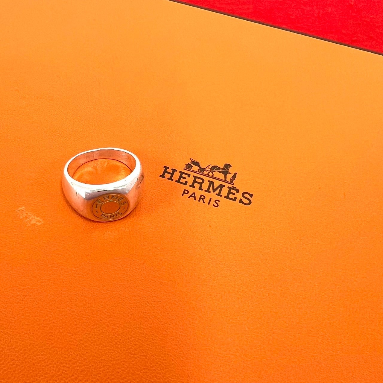 HERMES エルメス セリエ リング シルバー925 K18イエローゴールド リング・指輪 13号 シルバー
 39457