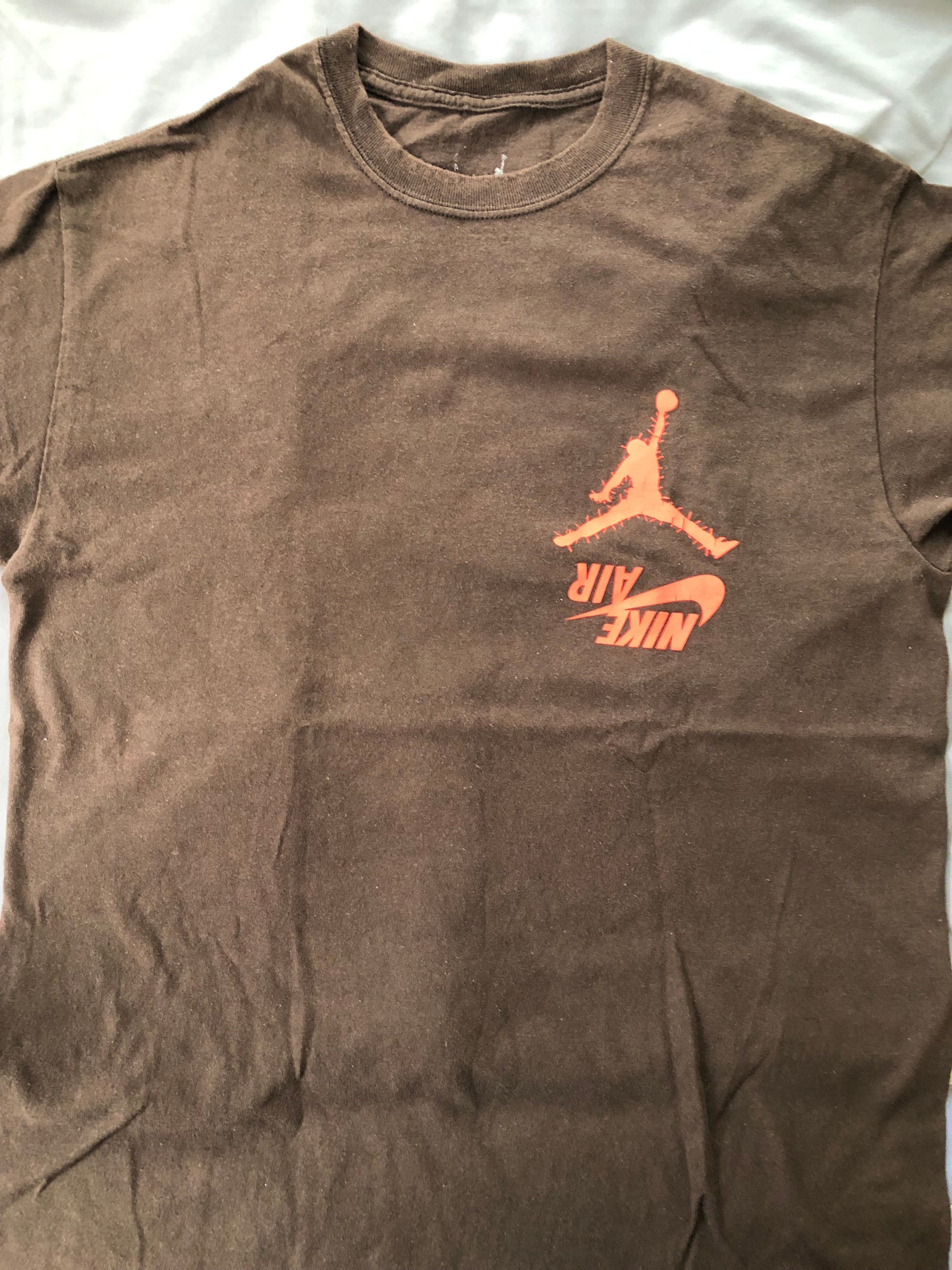 Air Jordan x Travis Cactus Jack Highest T Shirt "Brown"
