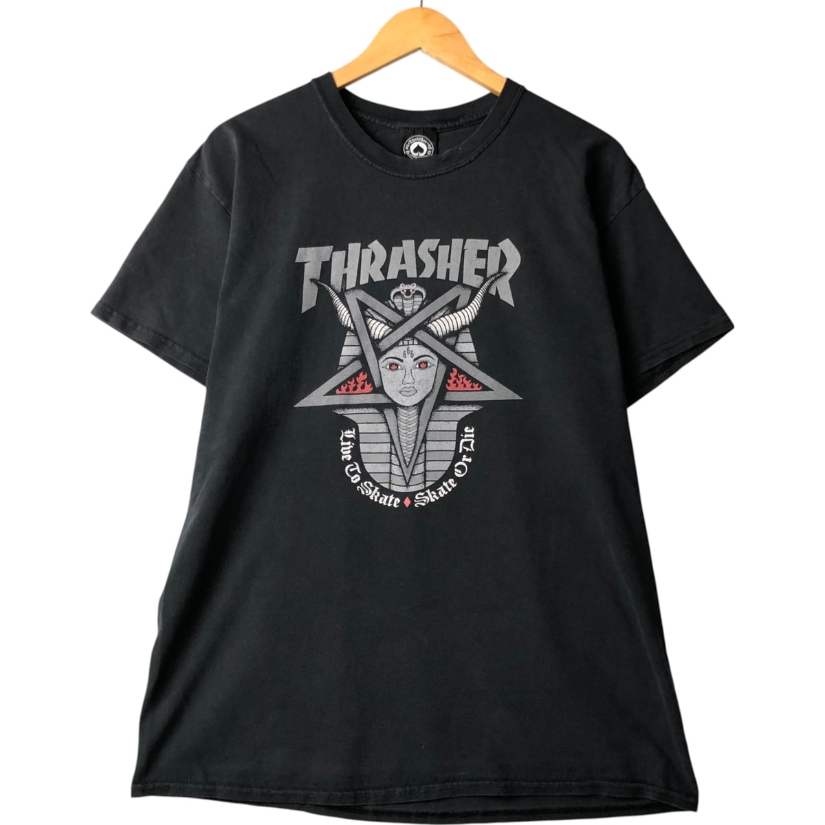 古着 スラッシャー THRASHER サーフ スケートTシャツ メンズM相当/eaa564520