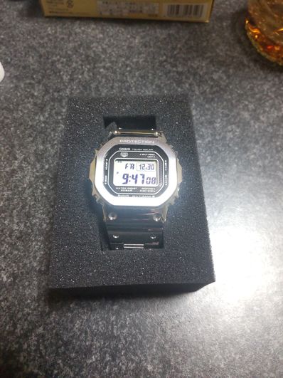 Casio G-Shock GMWB5000D-1 - 44mm in Stainless Steel
