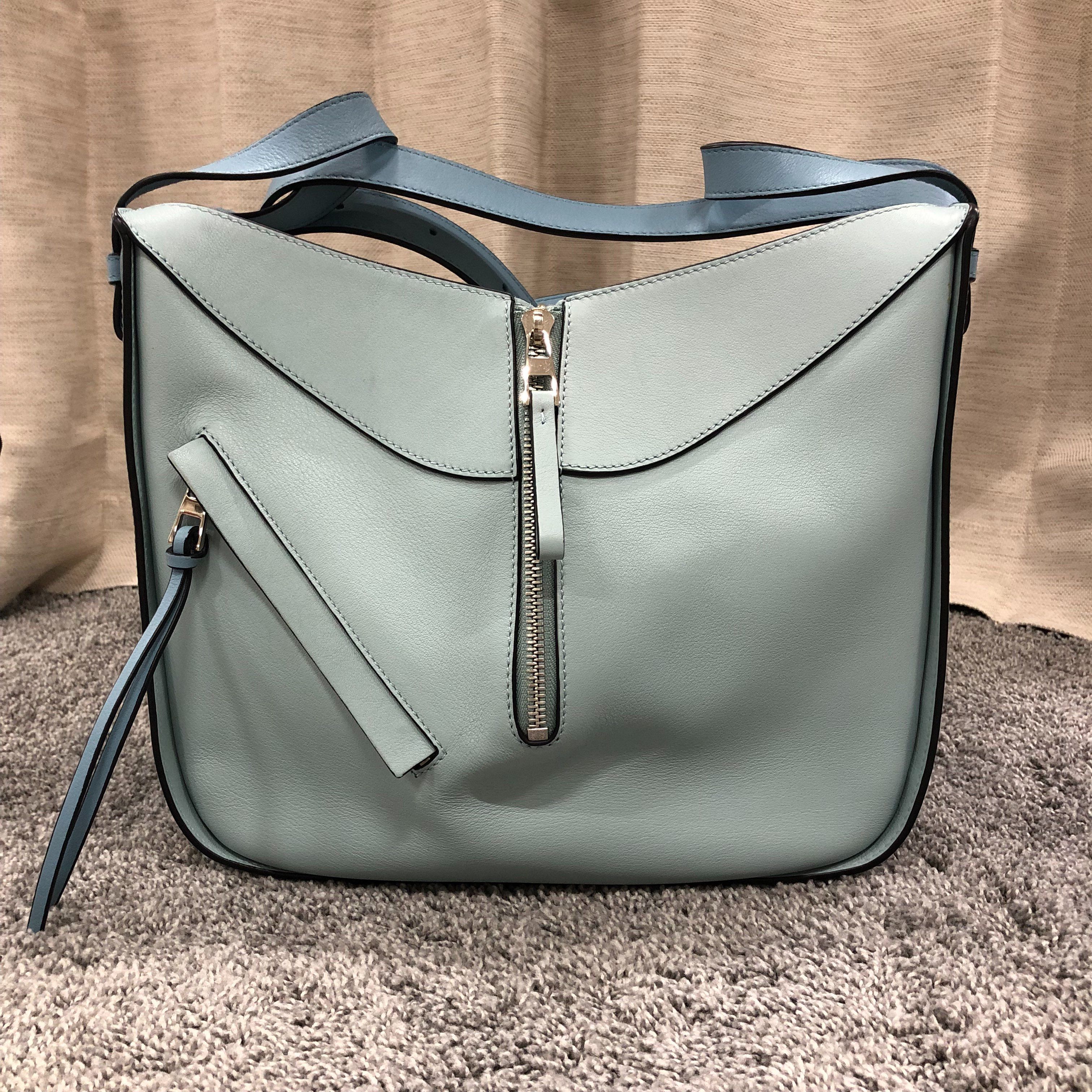 ロエベ ハンモック スモール ブルー ライトブルー ショルダーバッグ