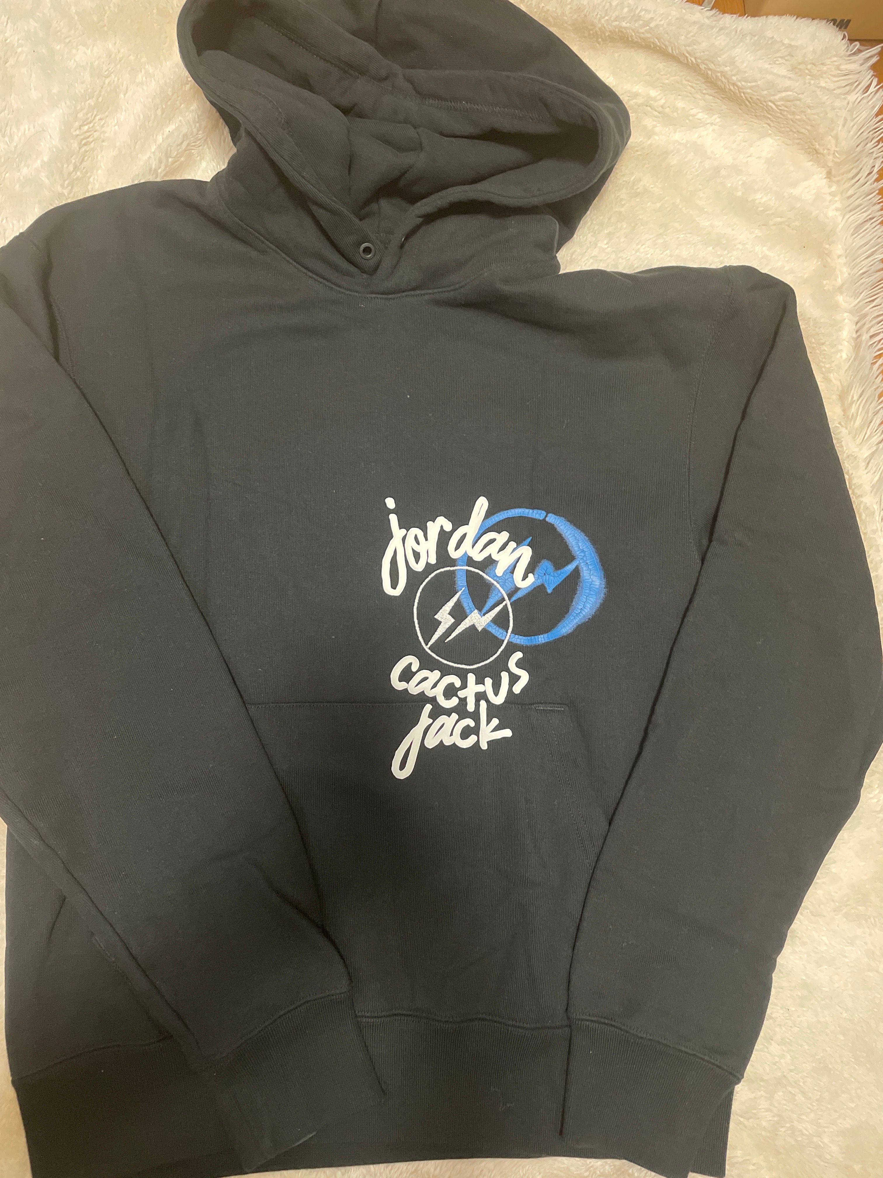 Air Jordan Travis Scott  Fragment Hoodie "Black"
