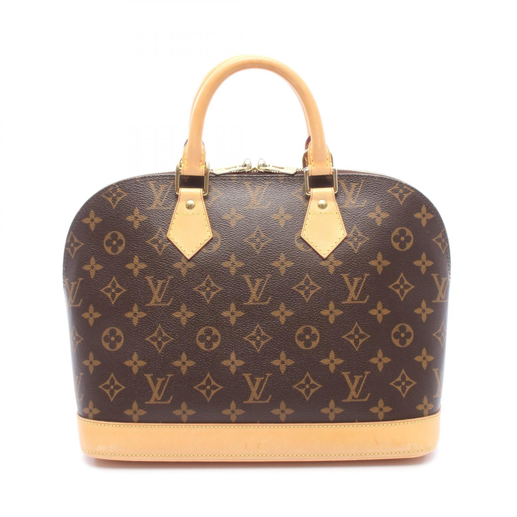 ルイ・ヴィトン LOUIS VUITTON アルマPM ハンドバッグ バッグ PVCコーティングキャンバス レザー モノグラム レディース ブラウン系 M51130 【中古】