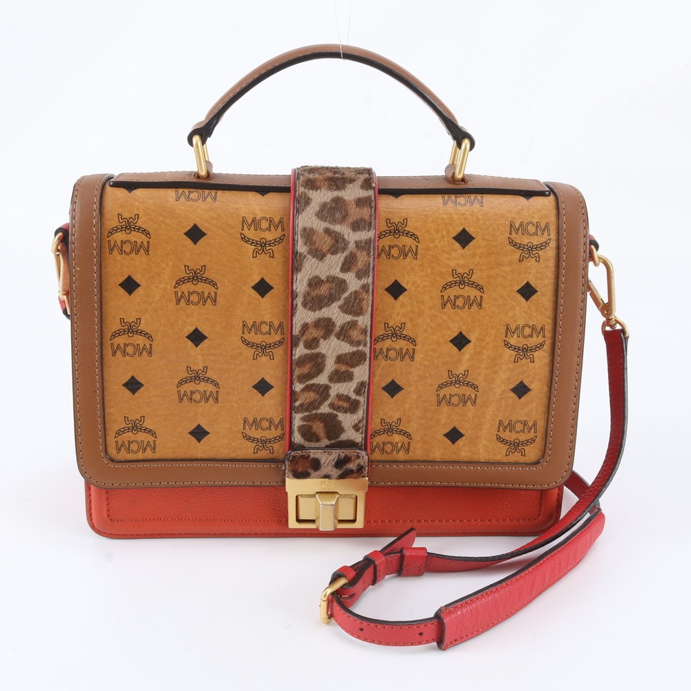 ■美品 MCM エムシーエム ヴィセトスヴェロニカ ハラコ