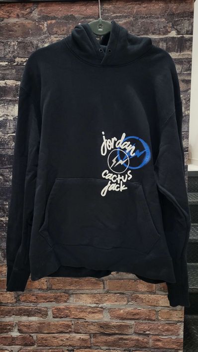 Air Jordan Travis Scott Fragment Hoodie "Black"