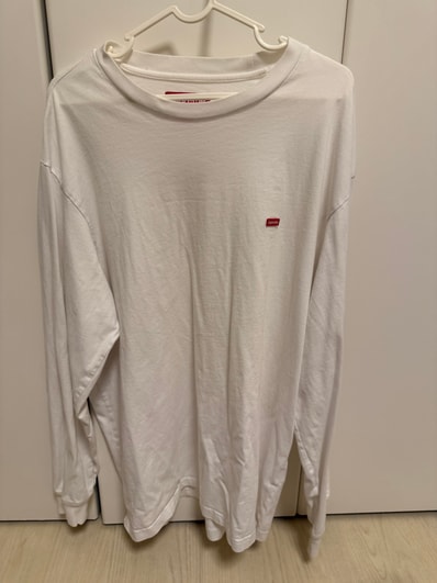 Supreme Small Box L/S Tee "White" (24FW)