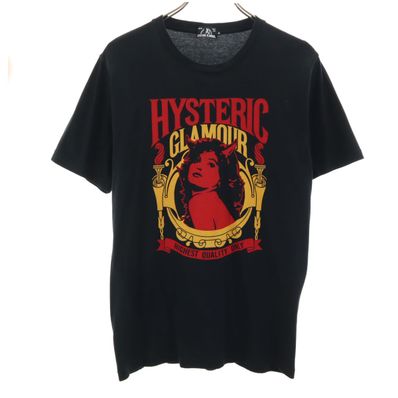 HYSTERIC GLAMOUR ヒステリックグラマー 日本製 半袖 Tシャツ M ブラック
