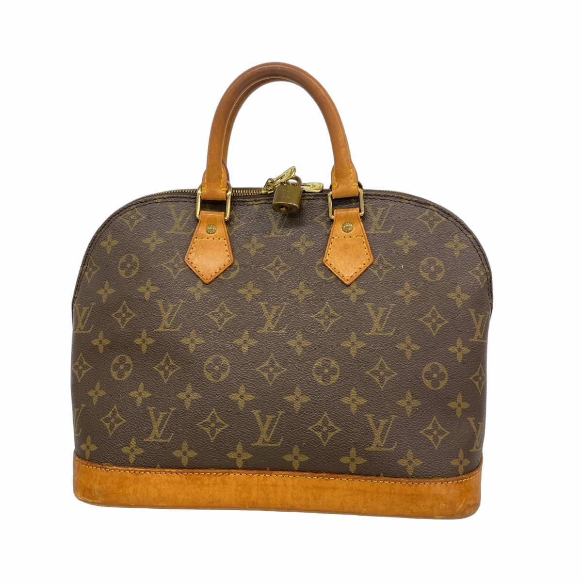 【6dc3522-h】ルイヴィトン ハンドバッグ モノグラム アルマ M51130 ブラウン【中古】レディース