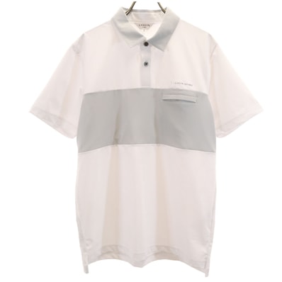 LANVIN SPORT ランバンスポール 日本製 ゴルフ 半袖 ポロシャツ 40 ホワイト