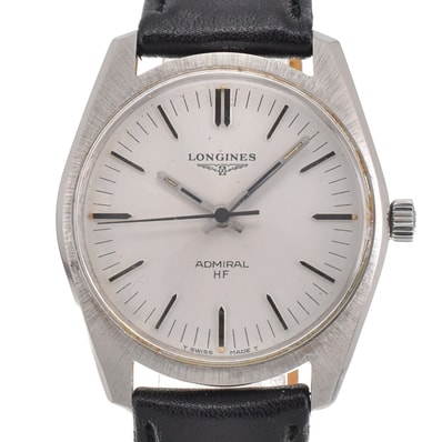 値下 ロンジン LONGINES ヴィンテージ アドミラル HF SS/レザー 手巻き メンズ L#143030