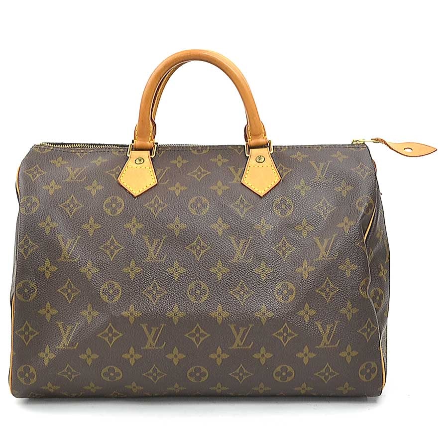 ルイ ヴィトン LOUIS VUITTON ハンドバッグ モノグラム スピーディ35 モノグラムキャンバス ブラウン ゴールド ユニセックス M41524【中古】 e61822a