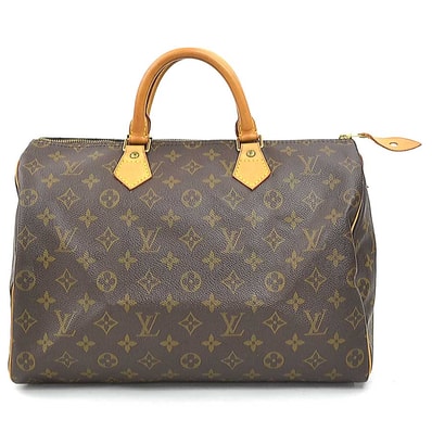 ルイ ヴィトン LOUIS VUITTON ハンドバッグ モノグラム スピーディ35 モノグラムキャンバス ブラウン ゴールド ユニセックス M41524【中古】 e61822a