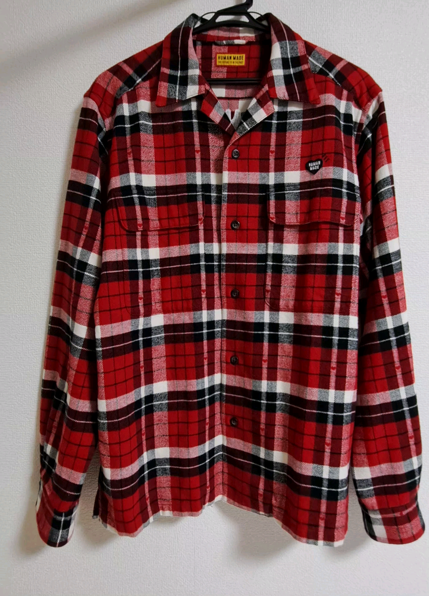 HUMAN MADE Flannel Check Shirt "Red"