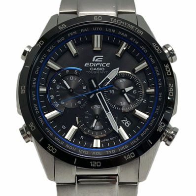 CASIO カシオ エディフィス EQW-T650DB-1AJF ブラック 電波ソーラー メンズ 腕時計 EDIFICE 箱・取説有
