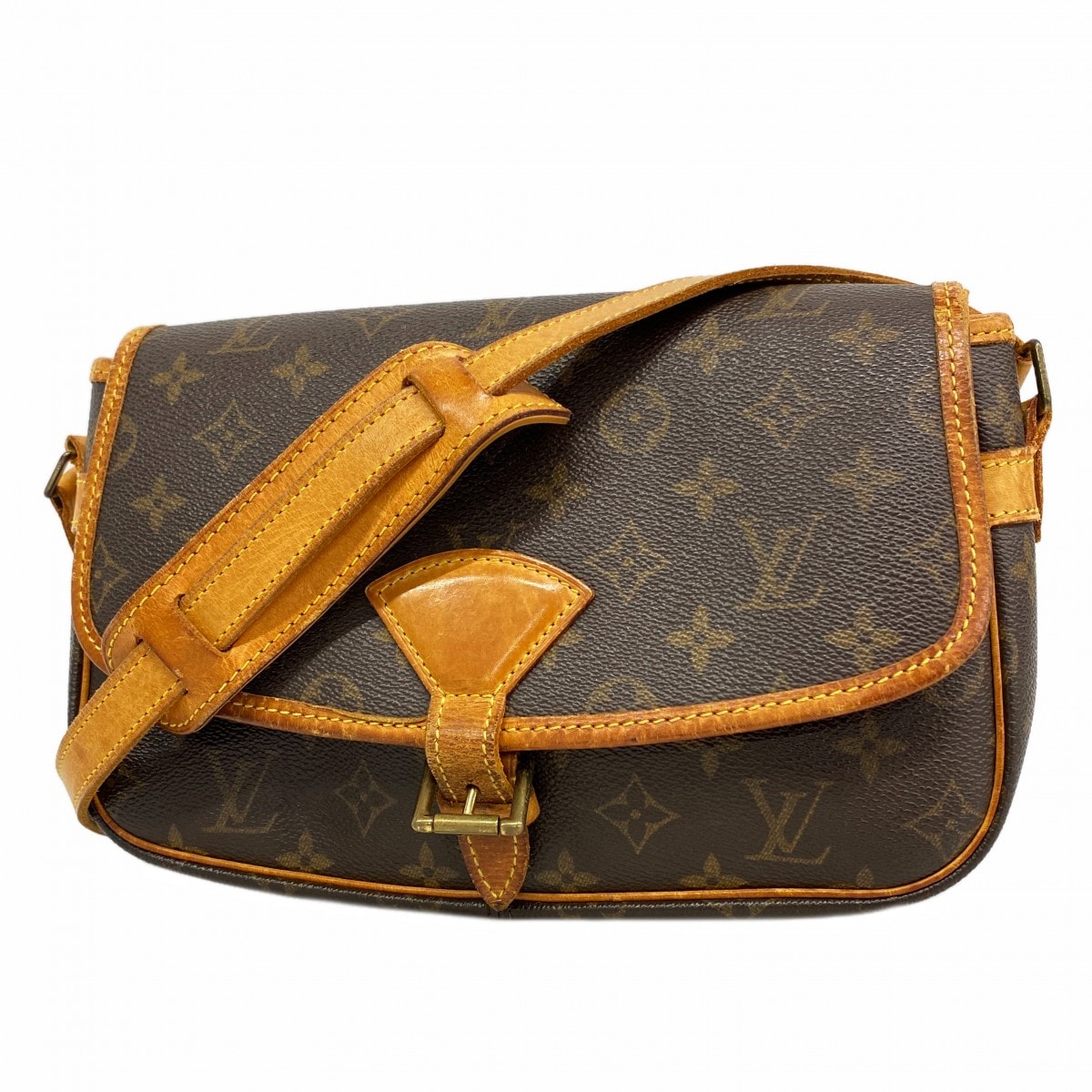 【6gd5175】ルイヴィトン ショルダーバッグ モノグラム ソローニュ M42250 ブラウン【中古】レディース