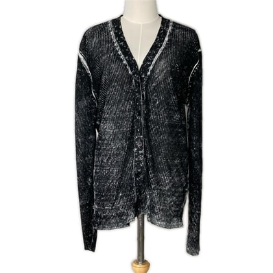 DIESEL ディーゼル カーディガン SIZE M CLG287474997451 ブラック レディース