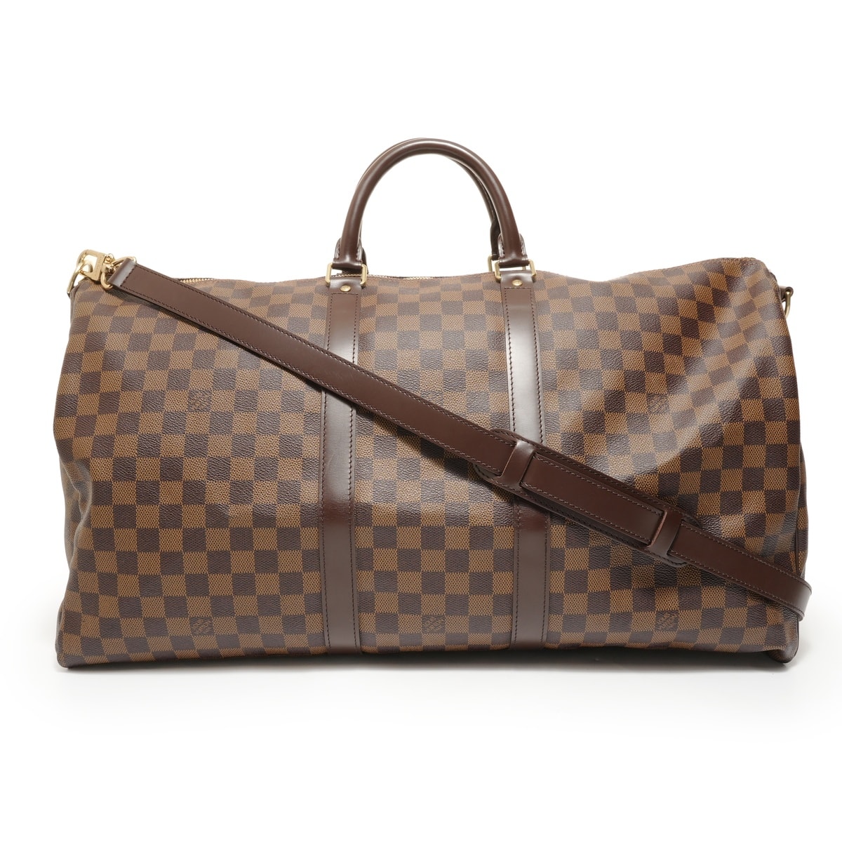 ヴィトン LV ダミエ キーポル バンドリエール 2007年製 ボストンバッグ【中古】