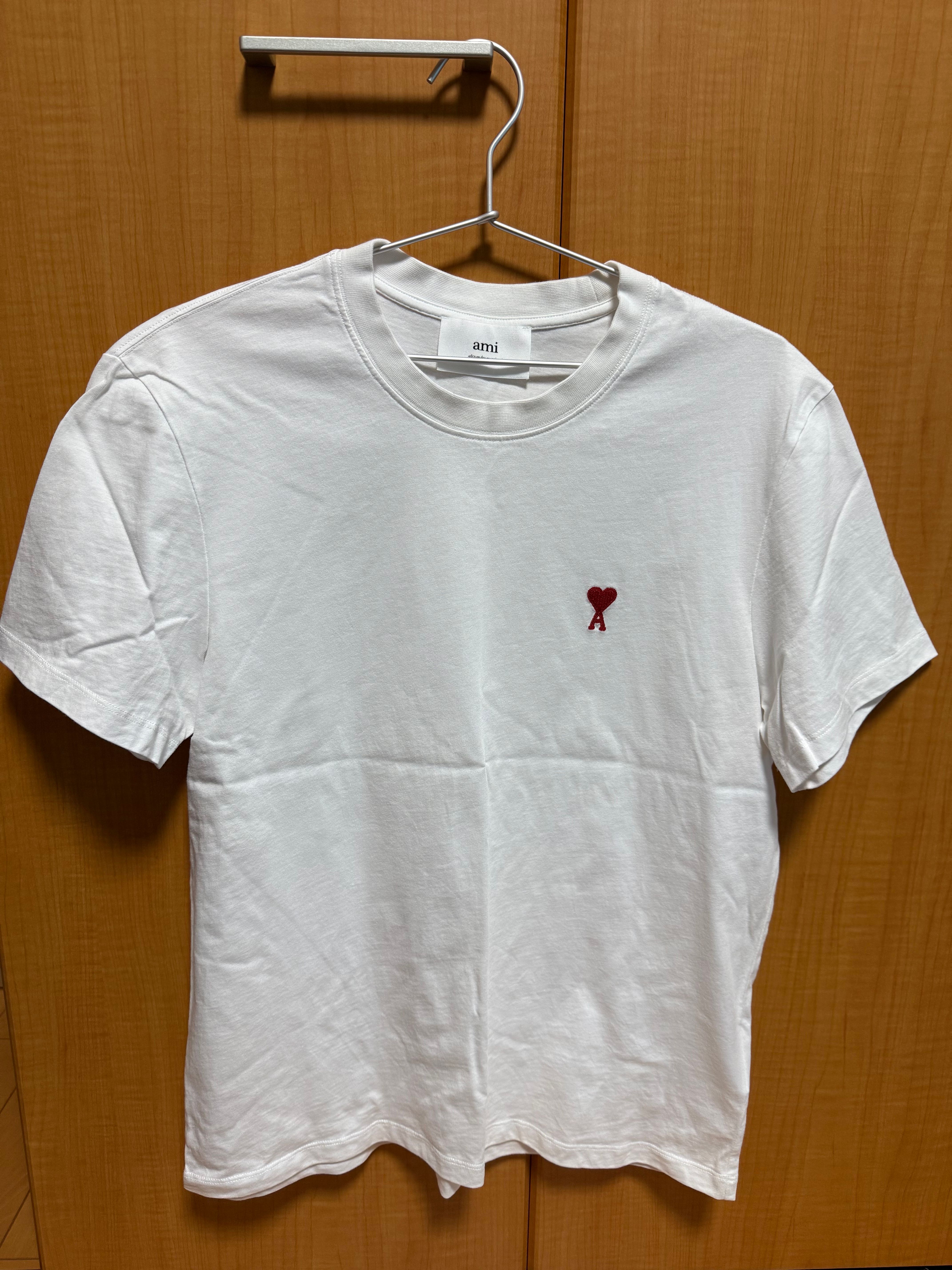 AMI Alexandre Mattiussi Ami De Coeur Tee "White"