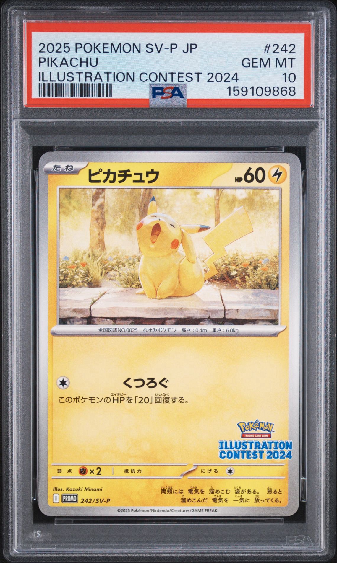 ピカチュウ [SV-P 242](プロモカードパック「イラストレーション
