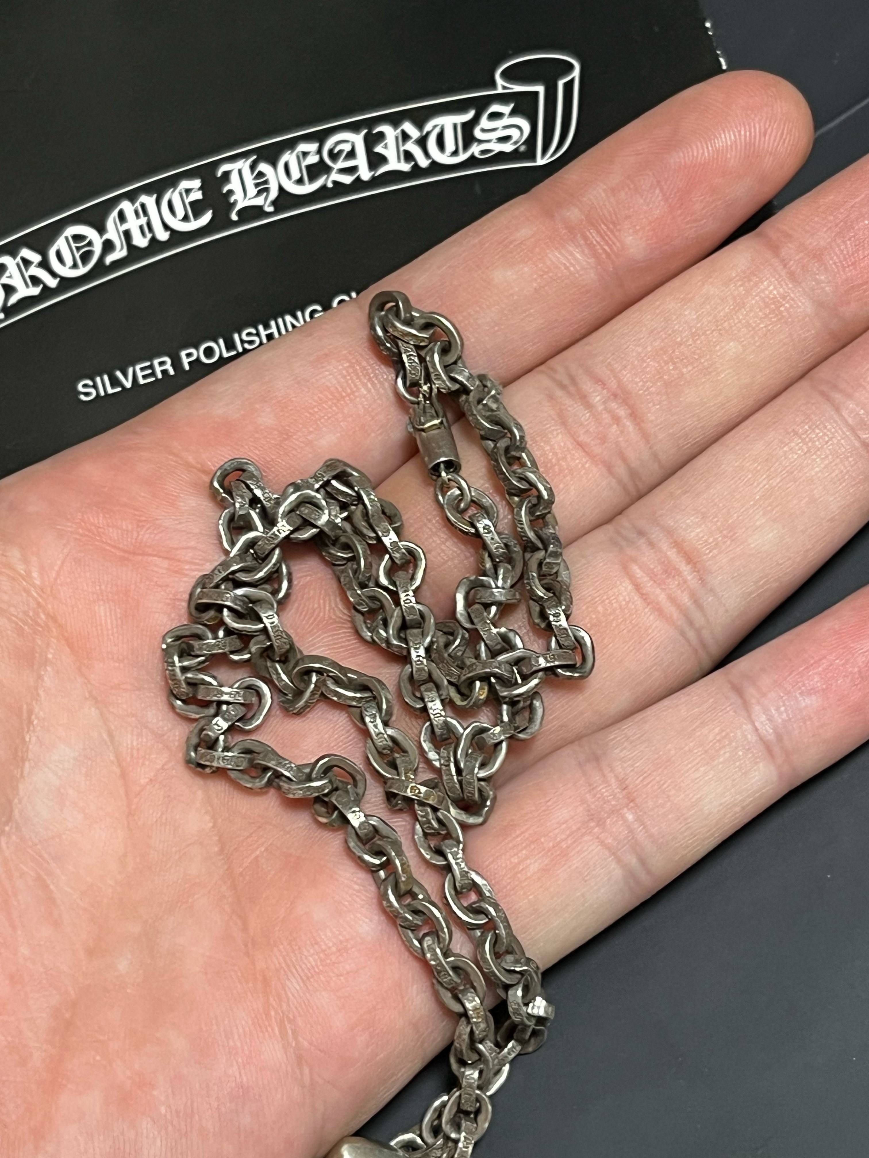 Chrome Hearts Paper Chain Necklace "Silver"