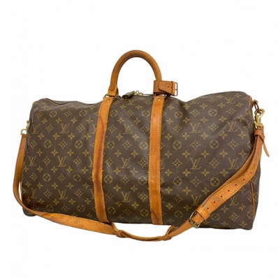 【6db1356】ルイヴィトン ボストンバッグ モノグラム キーポルバンドリエール55 M41414 ブラウン【中古】メンズ レディース ユニセックス