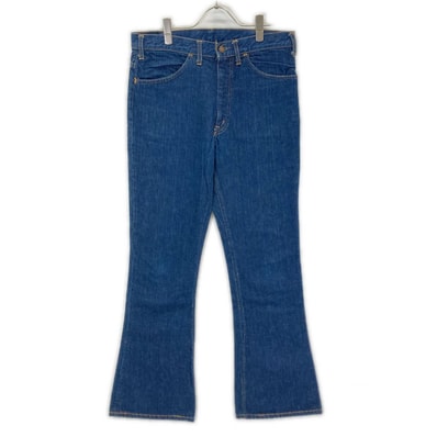 リーバイス 70s 646 インディゴブルー ボタン裏2 42TALONジップ ブーツカットデニムパンツ 表記なし