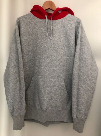 Supreme Contrast Hooded Sweatshirt "Grey"