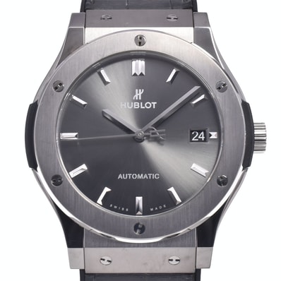 ウブロ HUBLOT 511.NX.7071.LR クラシック・フュージョン グレー 自動巻き メンズ 美品 箱・保証書付き 腕時計 O#148122
