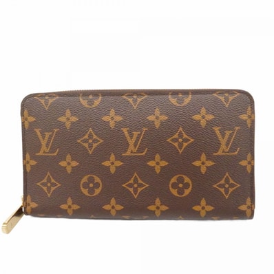 【6cd5297】ルイヴィトン 長財布 モノグラム ジッピー オーガナイザー M60002 ブラウン【中古】メンズ