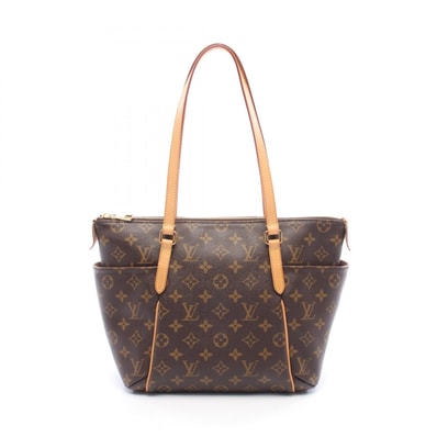 ルイ・ヴィトン LOUIS VUITTON トータリーPM トートバッグ バッグ PVCコーティングキャンバス レザー モノグラム レディース ブラウン系 M41016 【中古】