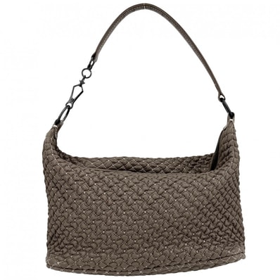 BOTTEGAVENETA ボッテガヴェネタ ハンドバッグ ワンハンドバッグ ショルダーバッグ 肩掛け レザー ブラウン 茶 マットブラック金具 レディース【中古品】