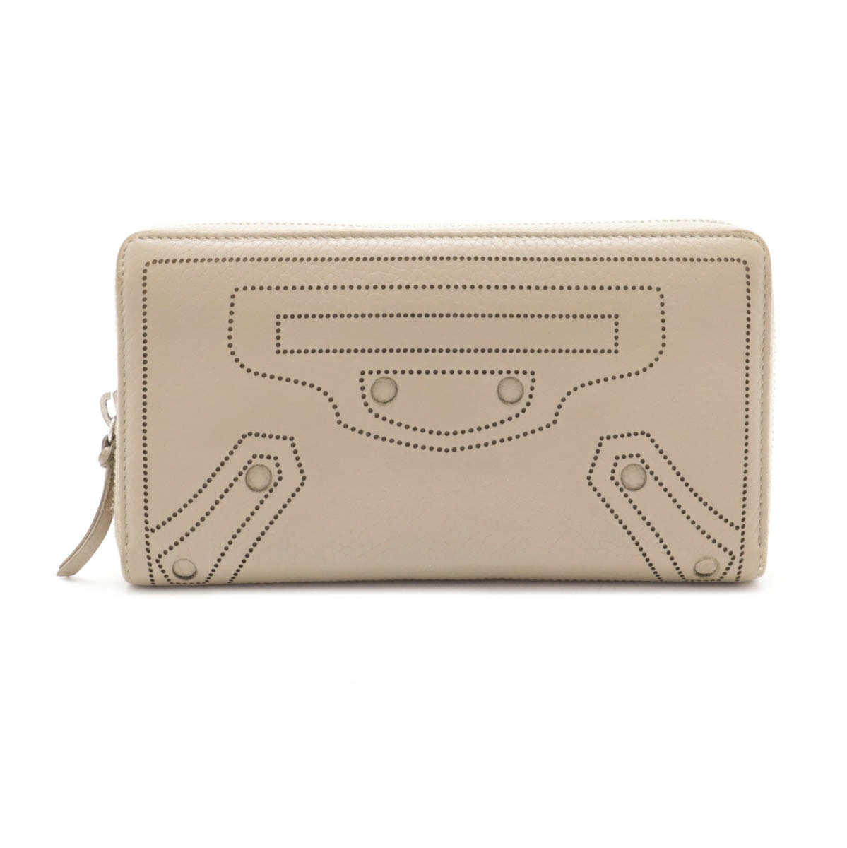 バレンシアガクラシック コンチネンタル ジップアラウンド パンチング