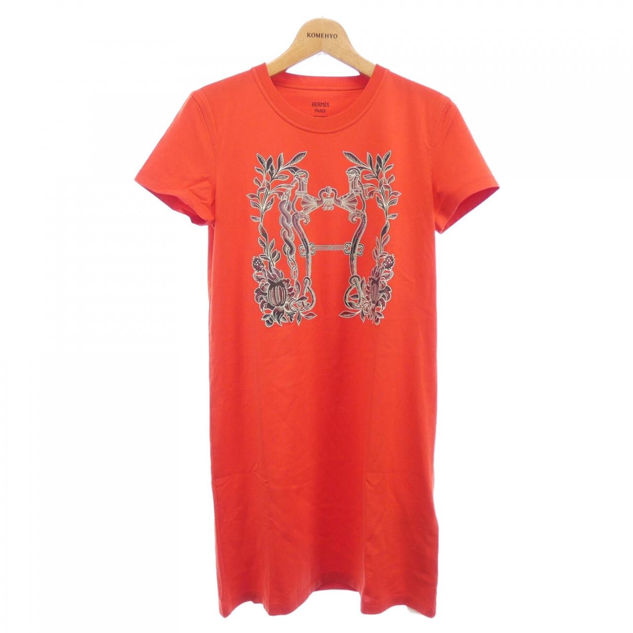 エルメス HERMES CARTOUCHE デッラ・カヴァッレリア 4E4530DA カットワンピース