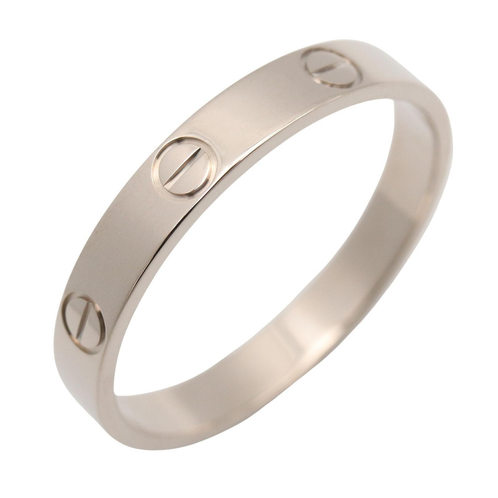 カルティエ CARTIER ミニラブリング リング・指輪 ジュエリー K18WG(ホワイトゴールド) メンズ レディース シルバー系 B4085100 【中古】