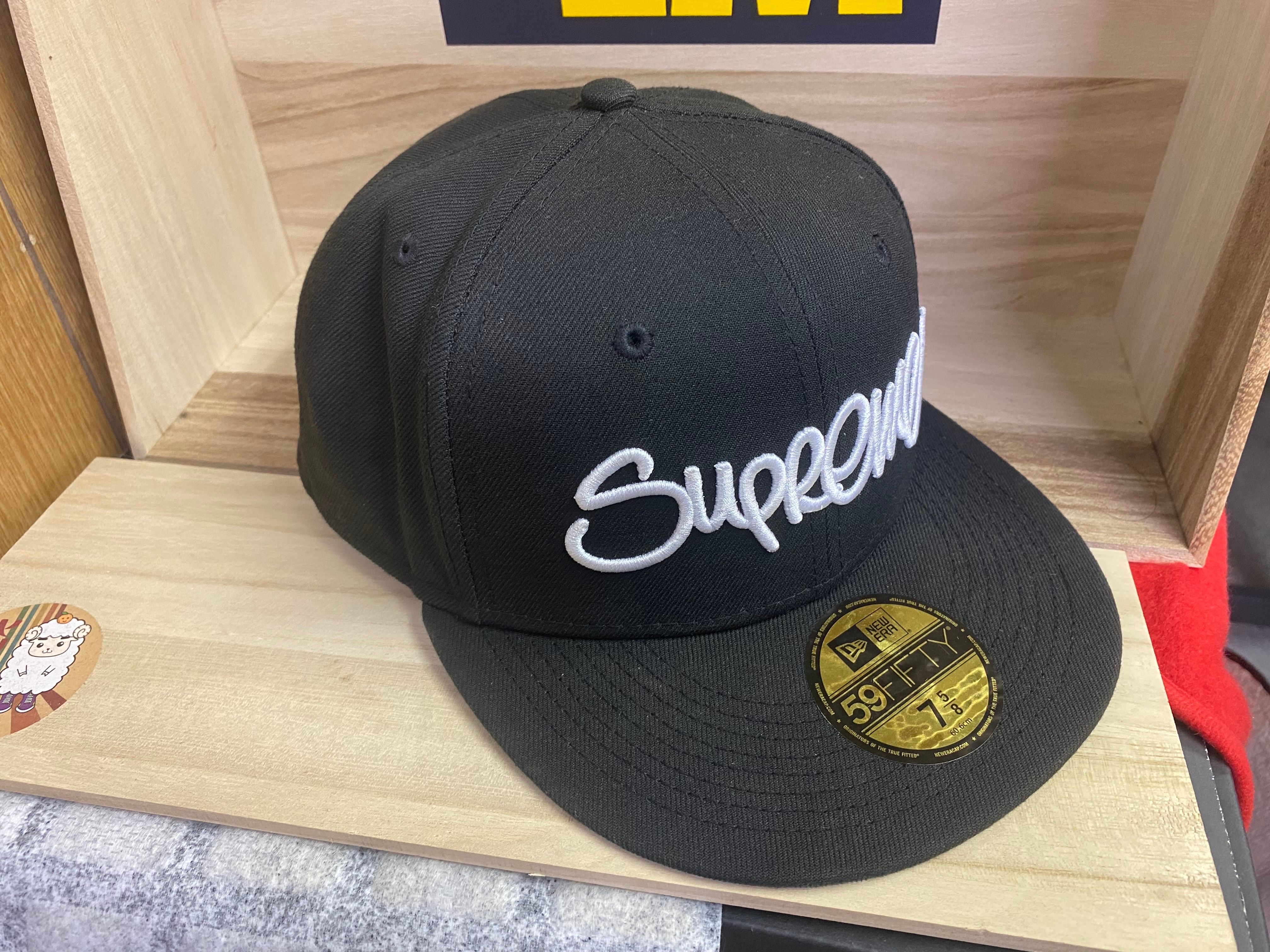 Supreme Handstyle New Era "Black"