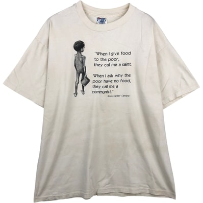 古着 90年代 ヘインズ Hanes BEEFY-T メッセージプリントTシャツ USA製 メンズXL相当 ヴィンテージ/eaa648802