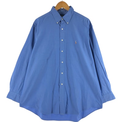 古着 ラルフローレン Ralph Lauren YARMOUTH 長袖 ボタンダウンシャツ メンズXL相当/eaa536237