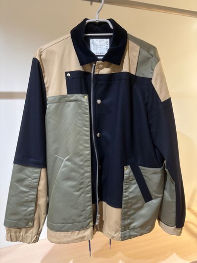 sacai Fabric Combo Blouson "Multi"