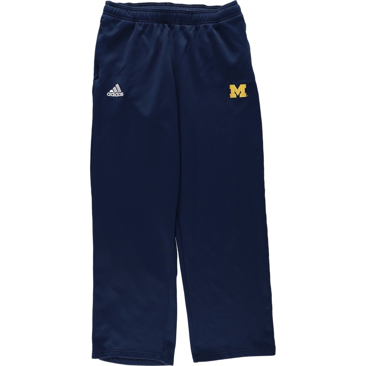 古着 アディダス adidas MICHIGAN ミシガン大学 カレッジ ジャージパンツ トラックパンツ レディースL相当/eaa675554