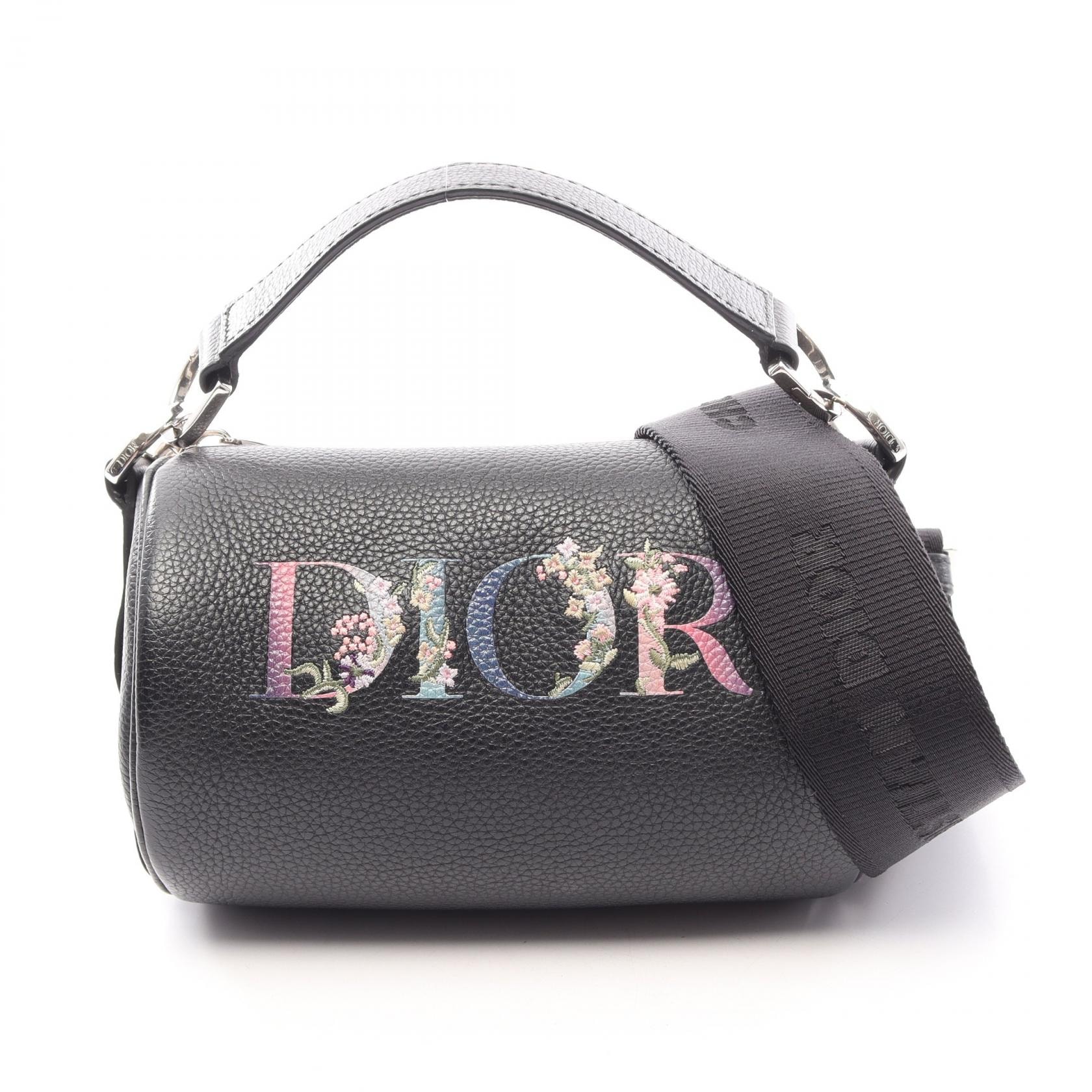 ディオール Dior ローラーバッグ ミニ 2WAY ハンドバッグ バッグ レザー メンズ ブラック系 / マルチカラー 【中古】