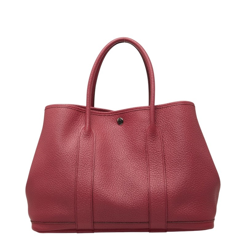 エルメス ガーデンパーティーPM トートバッグ ハンドバッグ ピンク系 ネゴンダ レディース HERMES 【中古】