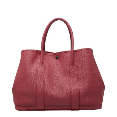エルメス ガーデンパーティーPM トートバッグ ハンドバッグ ピンク系 ネゴンダ レディース HERMES 【中古】