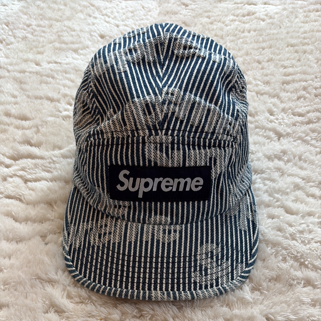 Supreme Denim Camp Cap "Stripe" (24SS)