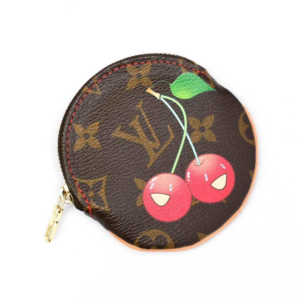 Louis Vuitton x Takashi Murakami Monogram Cherry Portemonnaie Rond