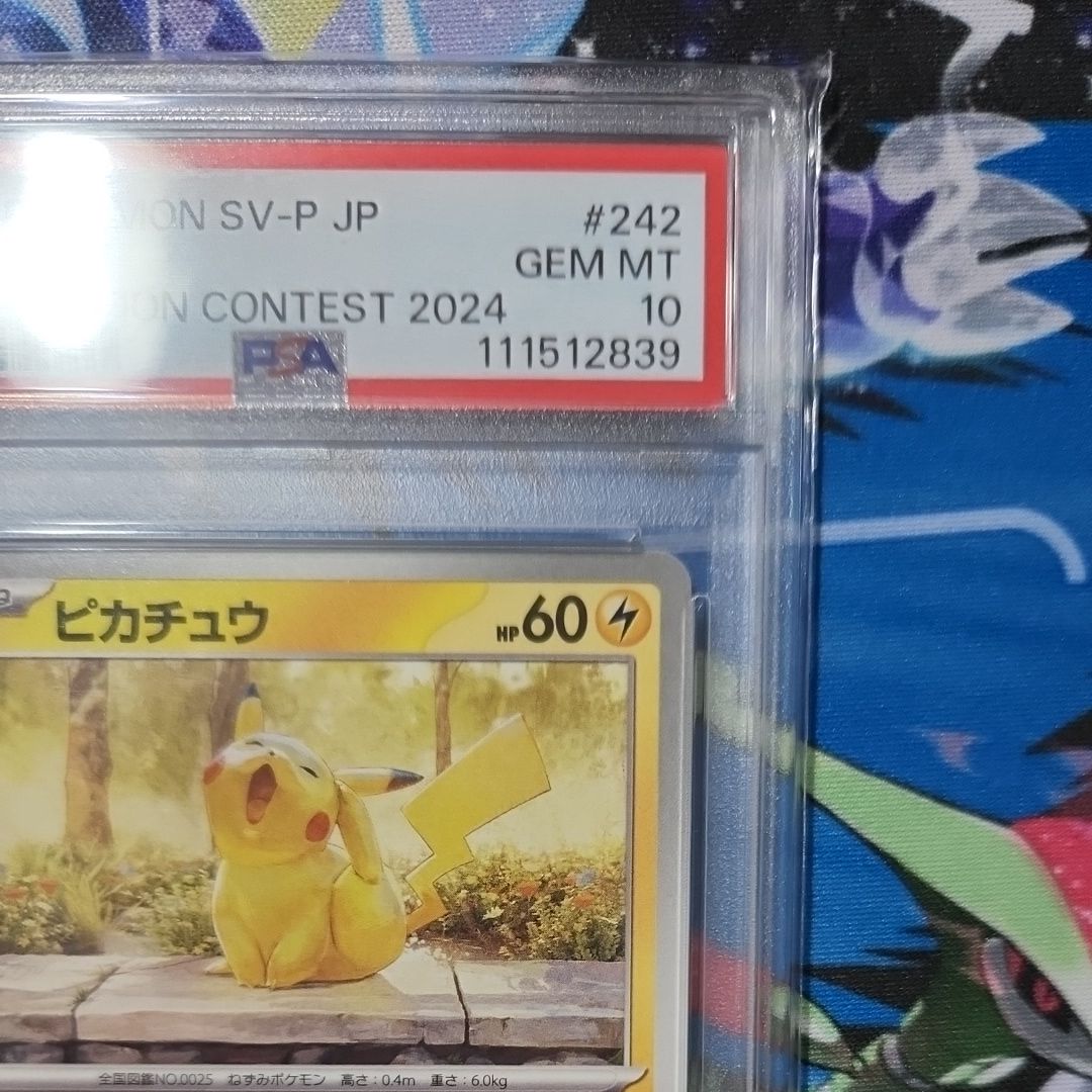 PSA10 連番 ピカチュウ ILLUSTRATION CONTEST 2024 PSA 10 Pikachu SVP #214 Illustration Contest 2024 Pokemon