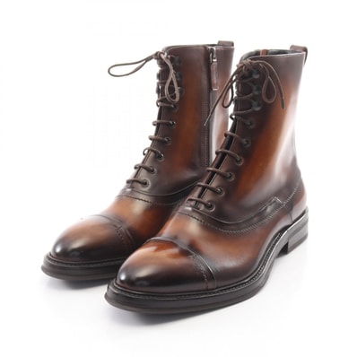 ベルルッティ Berluti ERIS サイドジップ ブーツ 靴 レザー メンズ ブラウン系 【中古】