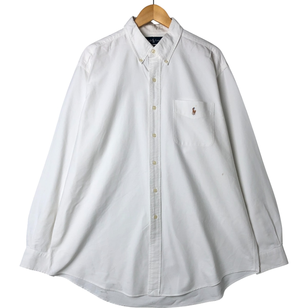 古着 ラルフローレン Ralph Lauren CLASSIC FIT 長袖 ボタンダウンシャツ メンズXL相当/eaa543779